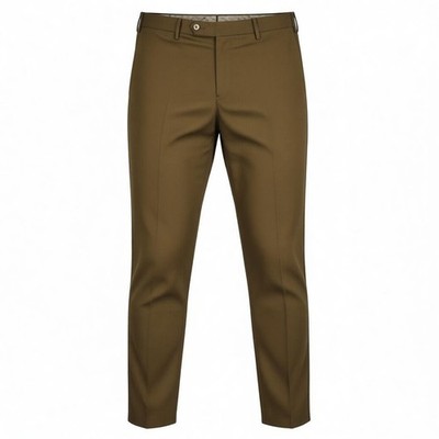 PT TORINO Skinny Fit Herren 56 W38 mittelbraun Chino Reißverschlusstasche Freizeithose *