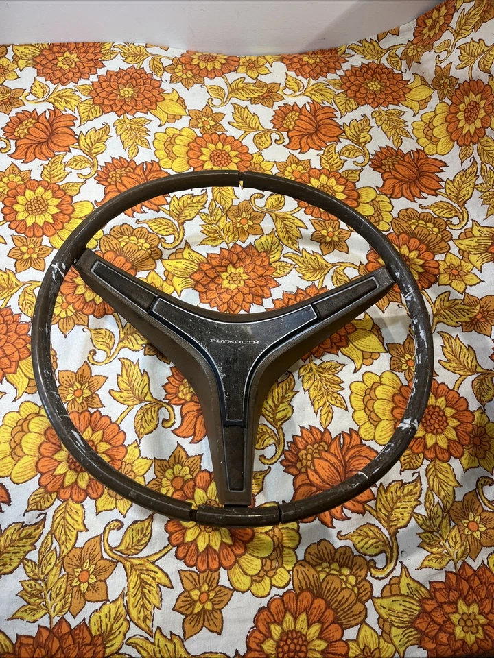 1971 1972 1973 1974 carrocería B volante marrón Mopar Dodge Plymouth Charger OE Foto 4 de 4