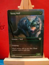 Young Wolf FOIL (Borderless) - Innistrad Remastered - Common - NM - MTG