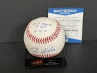 Tim Anderson White Sox Signed Baseball Beckett WITNESS COA MLB Debut 1st Hit