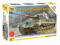 Zvezda 5023 1/72 King Tiger Ausf.B German Heavy Tank (Henschel Turm)