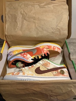 Nike SB Dunk Low Pro QS Metallic Copper Multi-Color Skate Shoes US 11