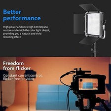 2 Packs 660 RGB Led Light with APP Control, Photography Video Lighting Neewer