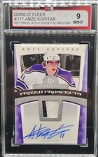 06-07 Fleer Anze Kopitar Authentic Patch Rookie Autographed #/599 🚨🚨🚨 KSA 9