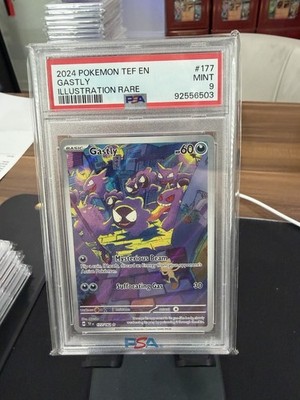 2024 POKEMON TEF EN-TEMPORAL FORCES ILLUSTRATION RARE #177 GASTLY