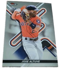 2022 Topps Finest Jose Altuve #54 Houston Astros MLB Baseball Card (N7