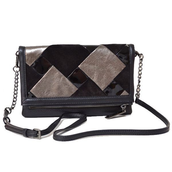 Michael Kors Patchwork Leather 2-Way Shoulder Clu… - image 1
