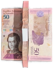 Tier 4b RV GCR Venezuela  1000 pcs 50 soberanos=5 TRILLION BOLIVARS UNC P105 D5