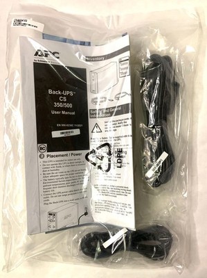 APC Back-UPS CS 350/500 Battery Backup Lit Kit BK/MK 0L2200A