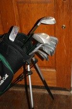 RH US Kids Golf 5 Clubs Ultralight 3,5 FW, 5,6,7,8 Irons, Wedge, Putter, Bag