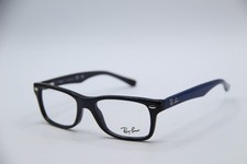 NEW RAY-BAN RB 1531 3748 BLACK BLUE AUTHENTIC DESIGNER EYEGLASSES 46-16