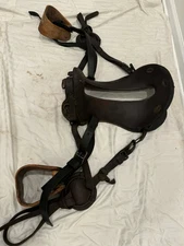 ANTIQUE - COMPLETE US Calvary McClellan Army Saddle - 12" Seat - WONDERFUL - WOW