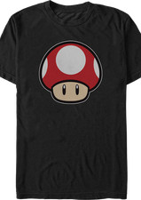 NINTENDO Mushroom Super Mario Bros. Vintage T-shirt Reprint