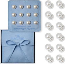 12 Magnetic Pearl Veil Weights for Bridal Train   Double-Sided, No Damage