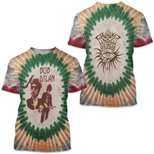 Bob Dylan All Over Print 3D T-Shirt Gift For Fans Full Sizes Unisex Men Tee