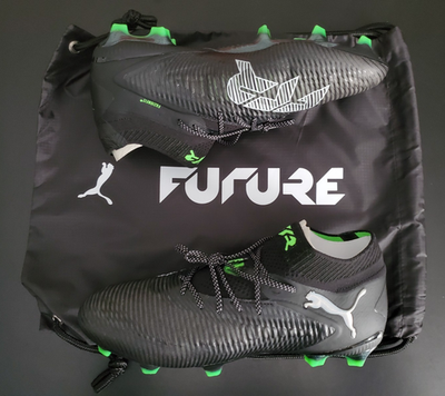 Men\'s Puma Future 8 Ultimate FG Soccer Cleats Sz 11.5 Black Green 108138-02 NEW PUMA Future 8 Ultimate FG Soccer Cleats | Eclipse Pack main image 4