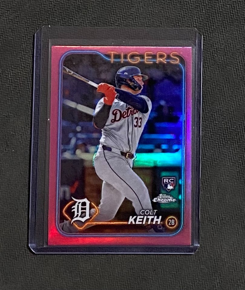 2024 Topps Chrome Pink Refractor Colt Keith #2