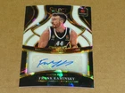 2025/26 Panini Select EUROLEAGUE FRANK KAMINSKY AUTOGRAPH/AUTO WHITE ICE 21/49