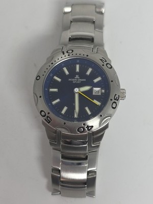JACQUES LEMANS Women Quartz Sport Watch Date 100m  Blue Dial  1-1099