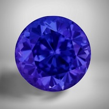 Tanzanite Round Cut Gemstone 0.20 Cts - 4 mm Vivid Loose Gem