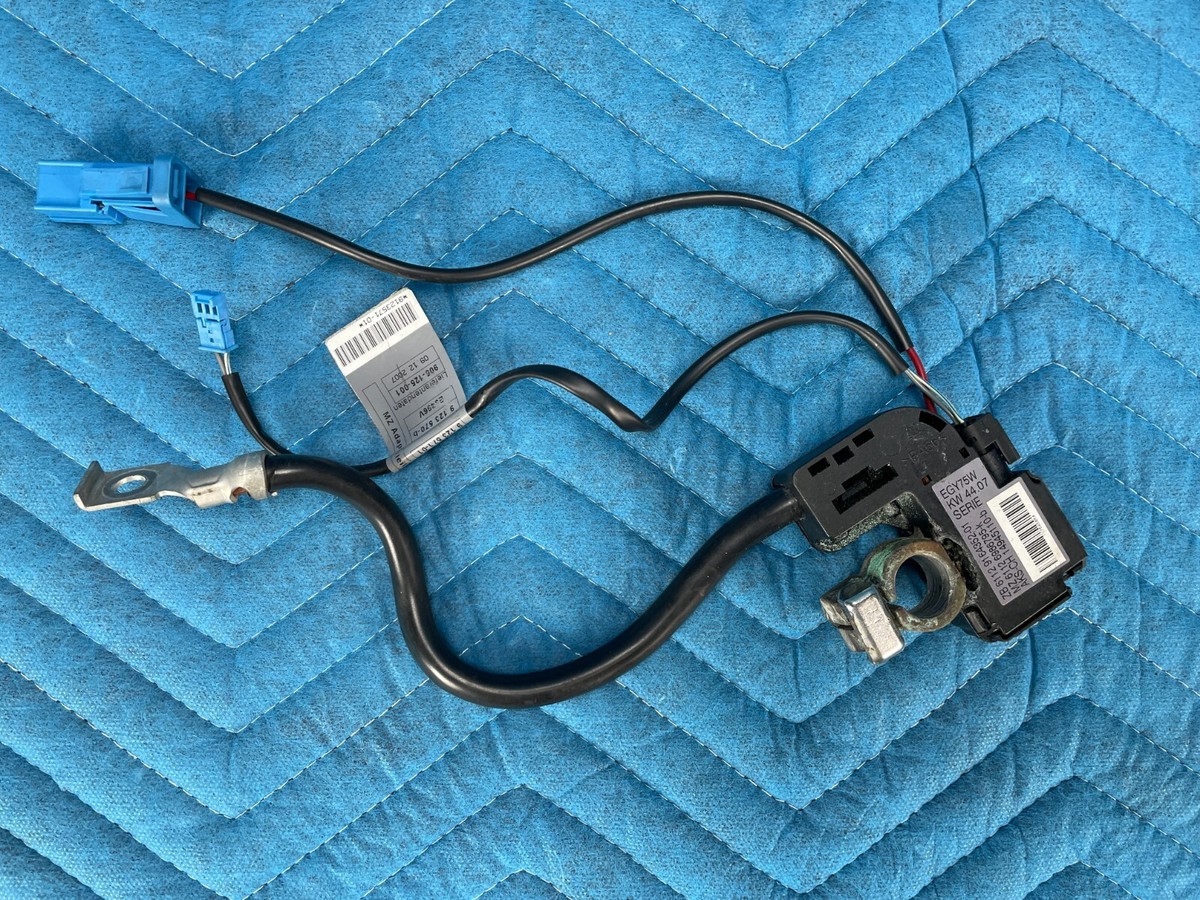 Genuine BMW Rear Negative Battery Cable Terminal Safety Wire IBS