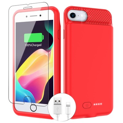 Battery Case for iPhone 8/7/6s/6/SE(2022/2020),【2024 Upgrade 】 iPhone Charger...