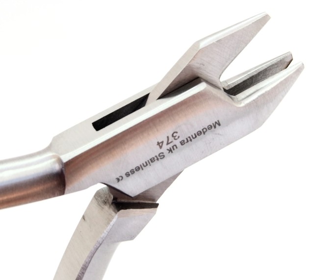 ADERER THREE PRONG PLIERS WIRE BENDING ORTHODONTIC DENTAL INSTRUMENTS