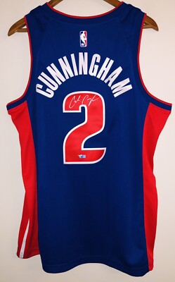 Cade Cunningham Detroit Pistons Signed Nike NBA Swingman
