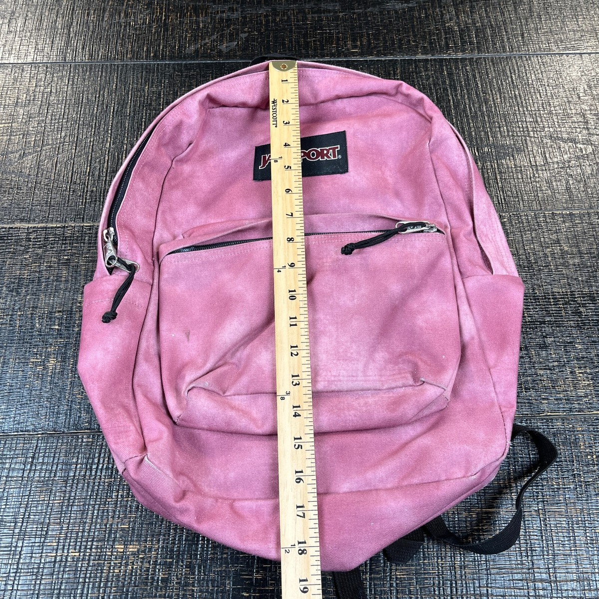 JanSport Superbreak Plus Fx JS0A4QUA Pink Zipper Backpack | eBay