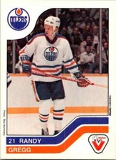 1983-84 Vachon Food Oilers #25 Randy Gregg V51286