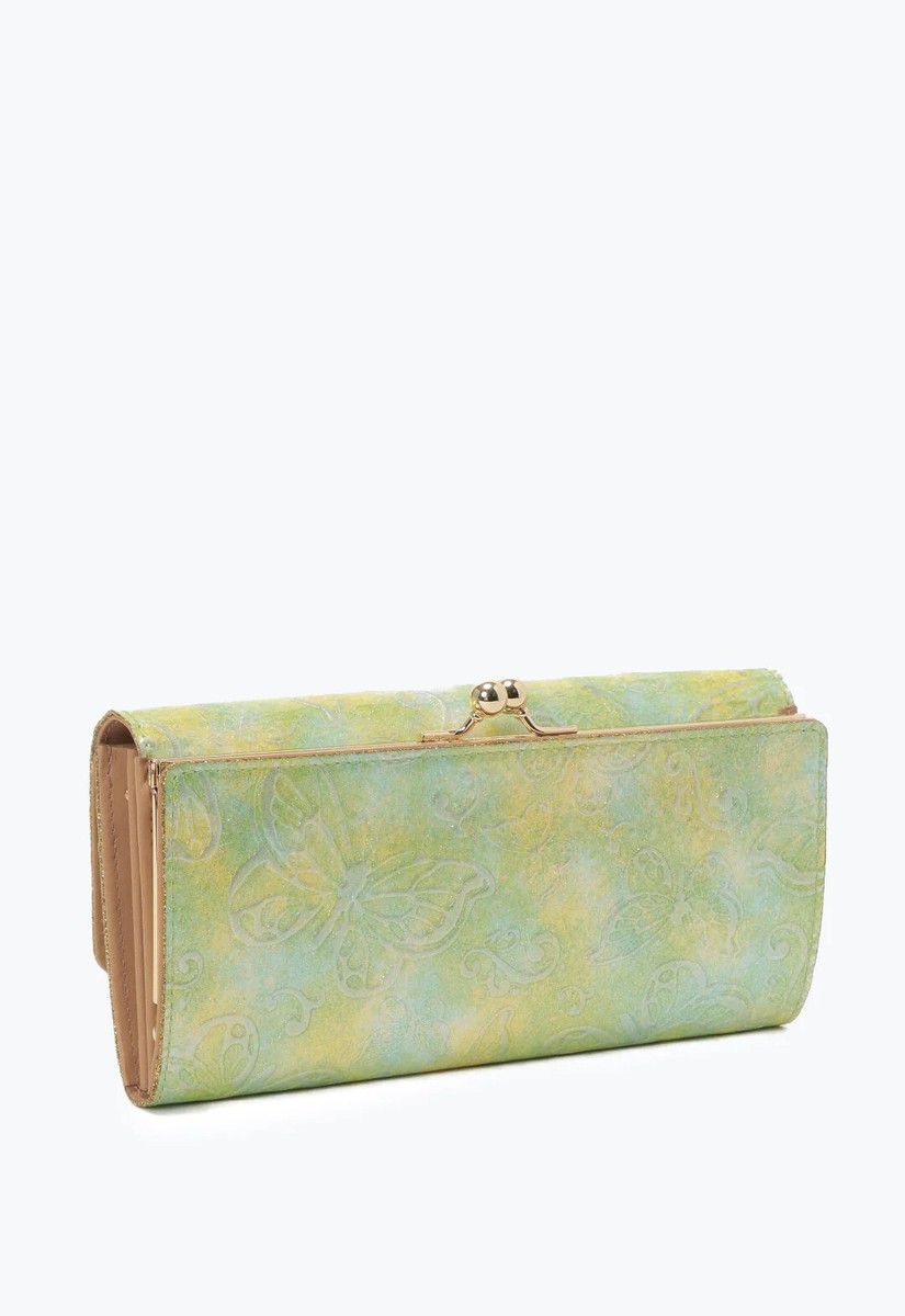 GIFTにも【ANNASUI】Papillon - Clasp Long Wallet Papillon - Long Wallet