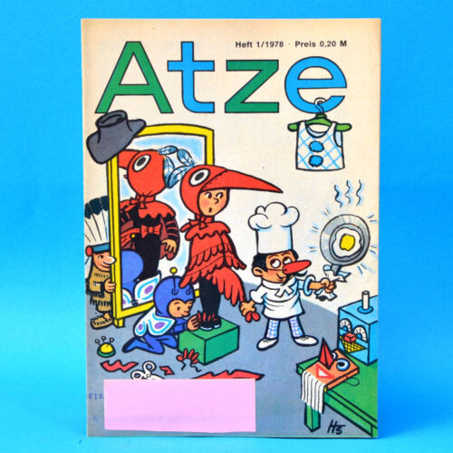 RDA Atze 1 1978 Fix and Fax Jürgen Kieser bande dessinée magazine de janvier-cahier M - Photo 1/1