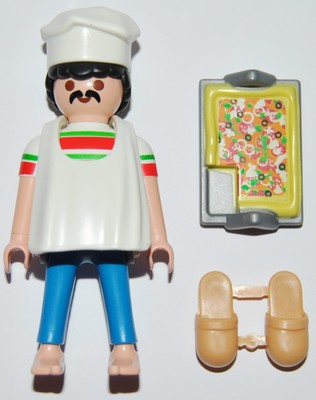 S01H06 Pizzero Playmobil, Series 1 5203, Roundsman 4008789052032 | eBay