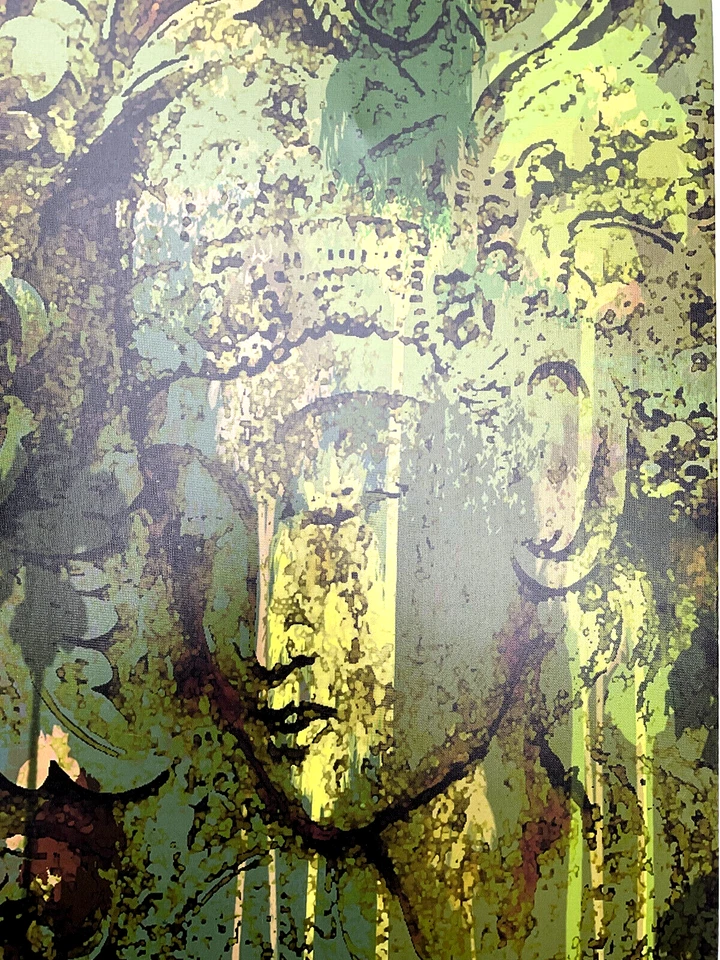 CB2 Parvez 泰姬陵佛毗湿奴吉契利印花帆布签名 — 第 3/4 张图片