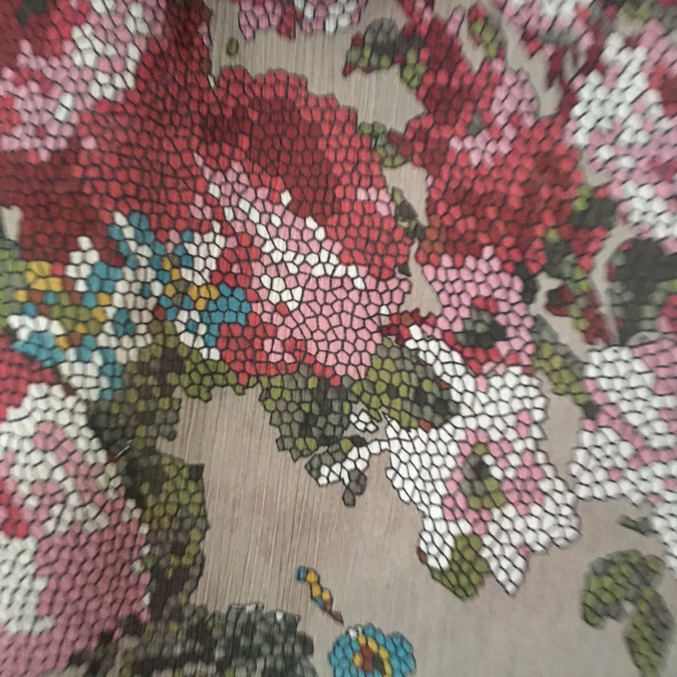 h.i.p. TOP/BLUSA JUNIOR MARRÓN SIN MANGAS MEDIANO. Estampado punto de cruz. Nuevo sin etiquetas Foto 2 de 4