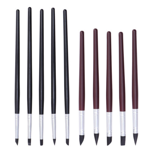 10pcs Silicone Clay Sculpting Tools for Pottery, Nail, Drawing - Picture 1 of 12
