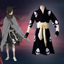 Anime Dororo Hyakkimaru Kimono Cosplay Costume Aldult Unisex Cloak Kimono