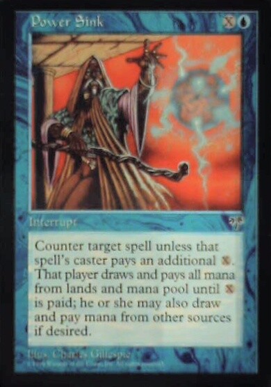 Power Sink - Mirage: #83, Magic: The Gathering Nm R124