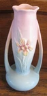 ****** NICE VINTAGE HULL IRIS 2 HANDLED VASE ******