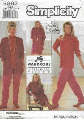 Simplicity Schnittmuster 9862 Jiffy 5-teilig Garderobe Kleid Jacke Gr. 6-14 NEU