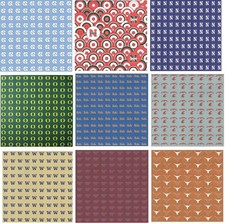 Sports Solution College  University Scrapbook Papers 12x12" U-PICK N thru Z