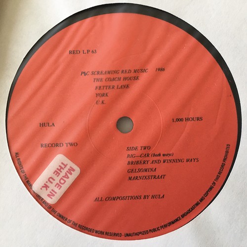 Hula 1000 Hours 1986 Red Rhino Records UK Pressing 2lps Goth Cabaret Volaire - Picture 6 of 8
