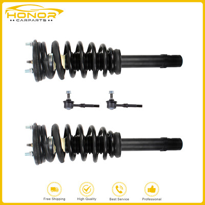 Complete Front Struts Sway Bar Assembly For Kia Optima Hyundai Sonata 2001-2005
