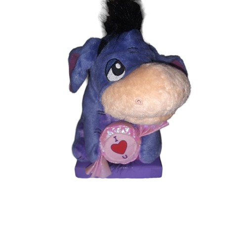 Disney Eeyore Sweet Talker Kuscheltier I Love You Süßigkeiten Plüschtier Fischer Preis - Bild 2 von 9