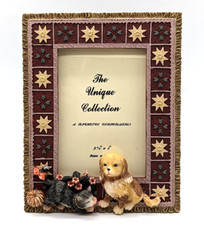 New Cute 7"x5" Dog  Cat 3D Photo Frame For 3.5" x 5" Picture/Photo/Photograph