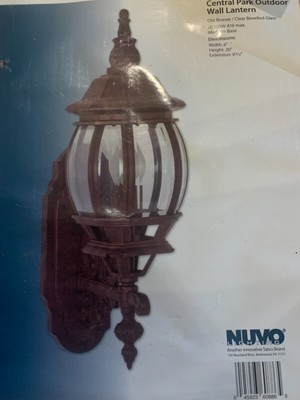 Nuvo, Central Park Outdoor Wall Lantern, Outdoor lighting, item #60-886