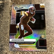2022 Clearly Donruss Football The Rookies Jahan Dotson /25 #TR-8 Commanders