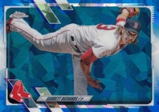 GARRETT RICHARDS TOPPS CHROME UPDATE SAPPHIRE BASE BOSTON RED SOX #US-124 2021