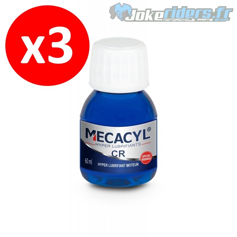 Mecacyl CR 60ml lot de 3 hyper lubrifiant pour moteur essence et diesel 4T