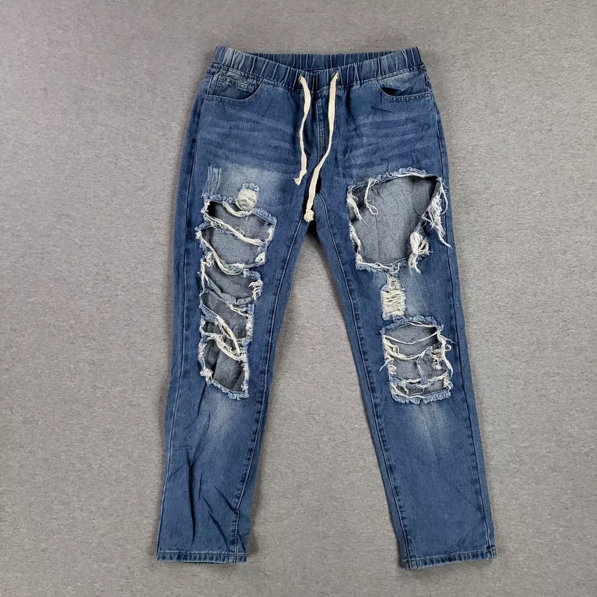 American bazi outlet denim joggers